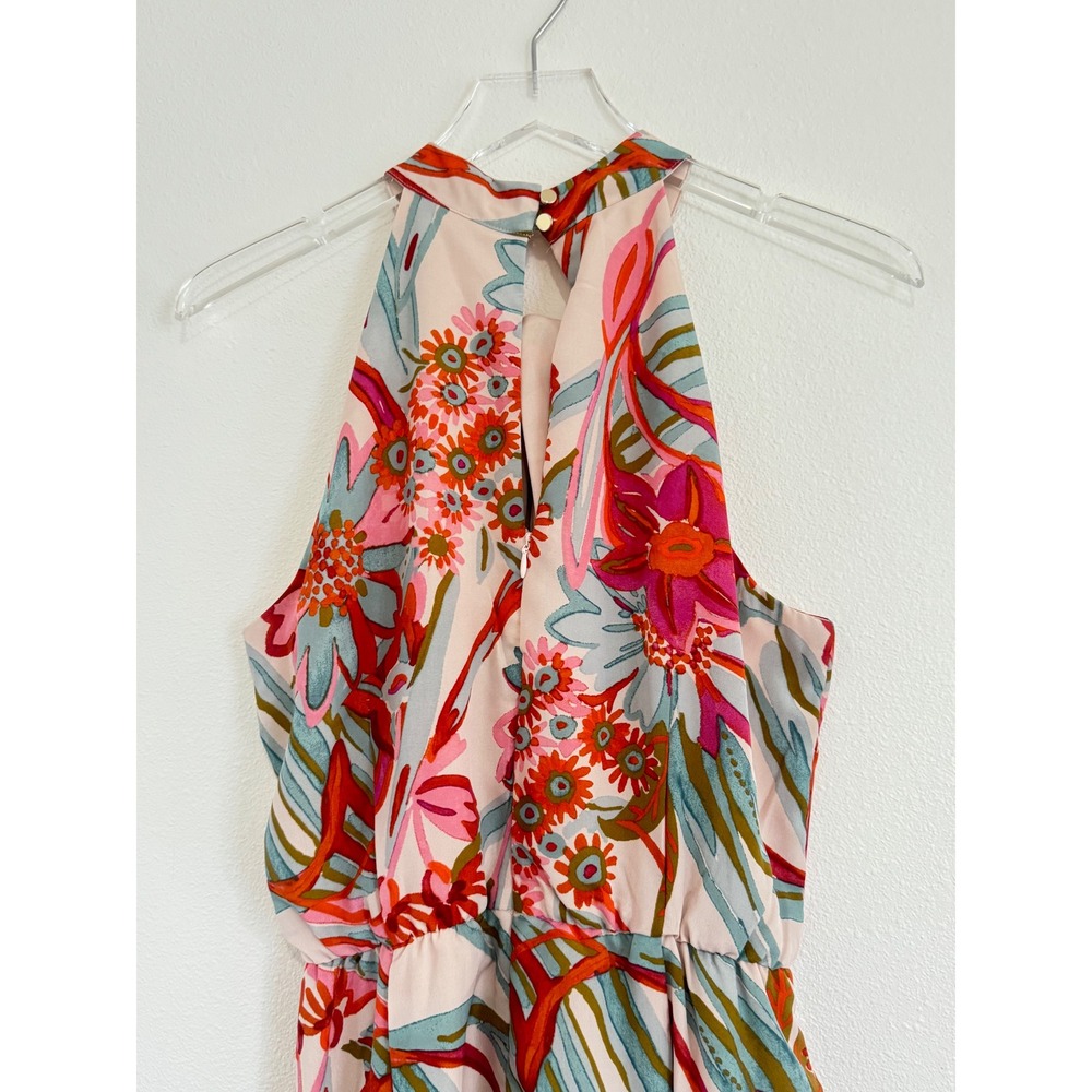 Julia Jordan | Floral Print Halter Neck Tulip Hem Dress - Picture 6 of 6
